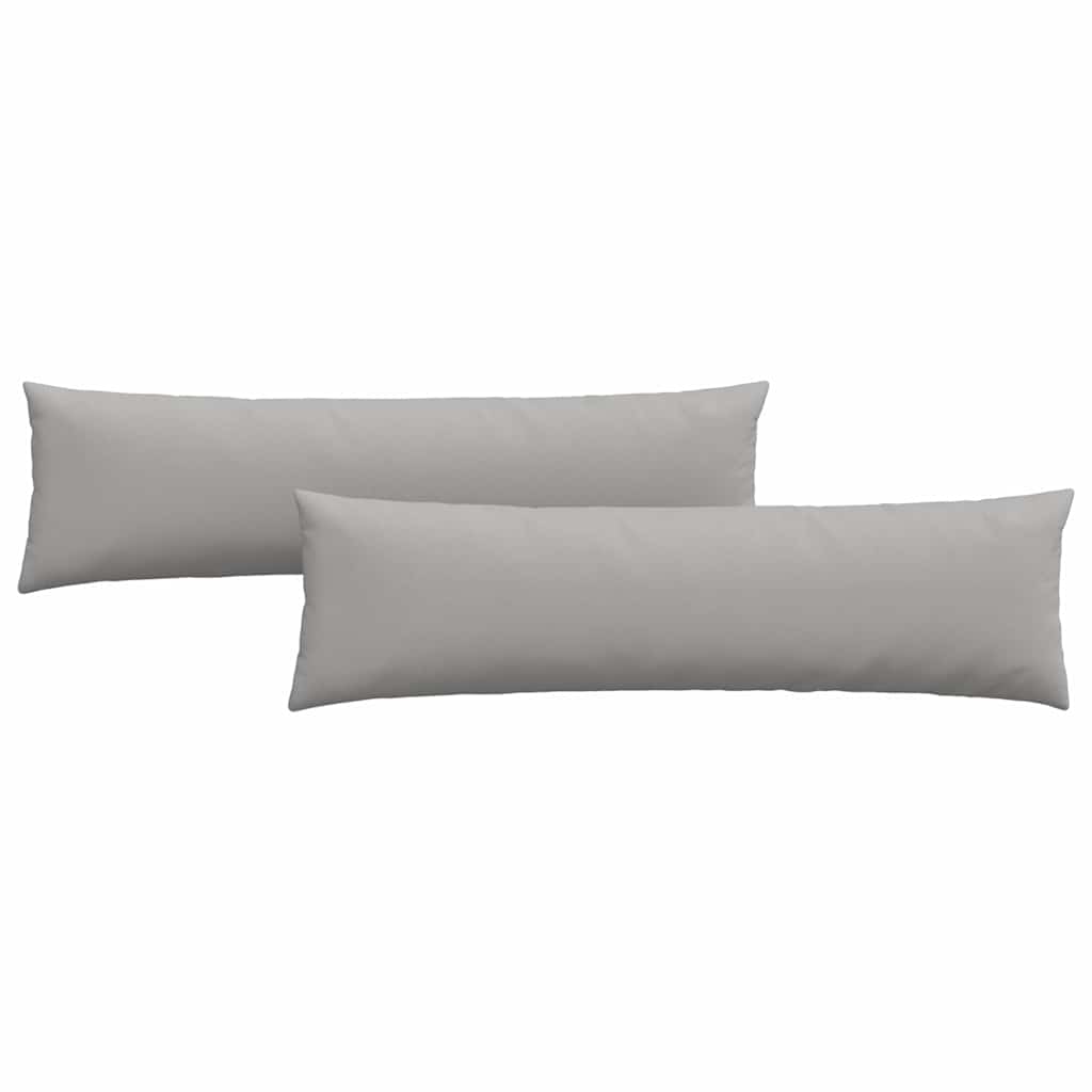 Sofakuddar 2 pcs Moln Grå 145 x 40 cm tyg