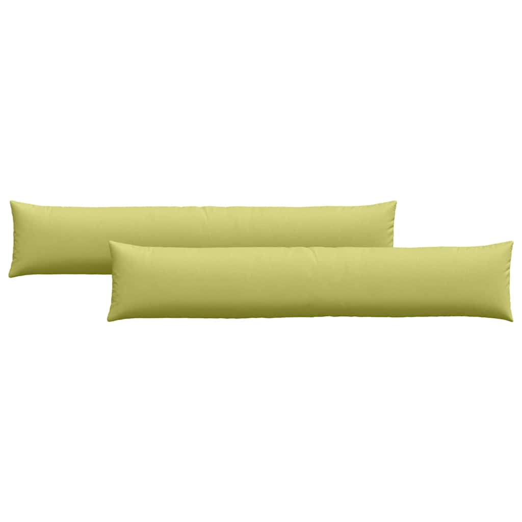 Sofakuddar 2 pcs Ljusgrön 200 x 40 cm tyg