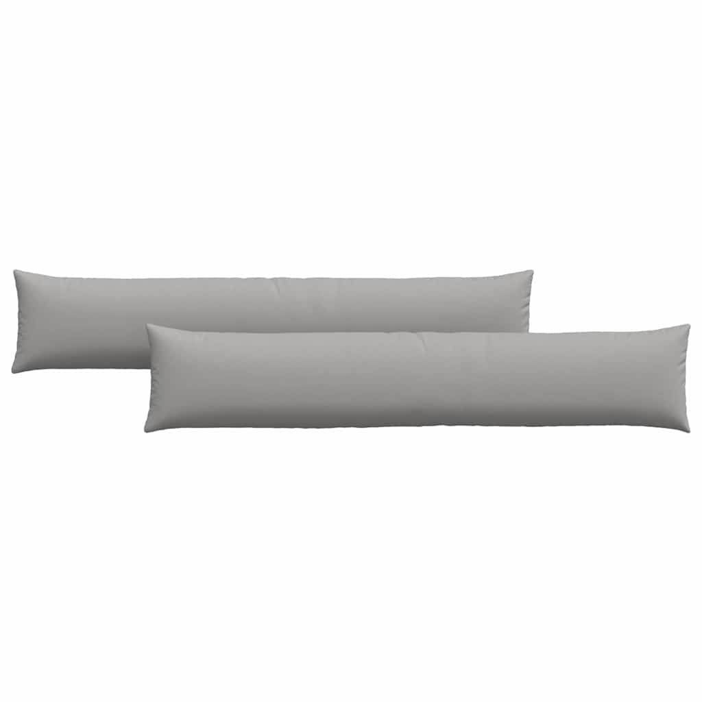 Sofakuddar 2 pcs Moln Grå 200 x 40 cm tyg