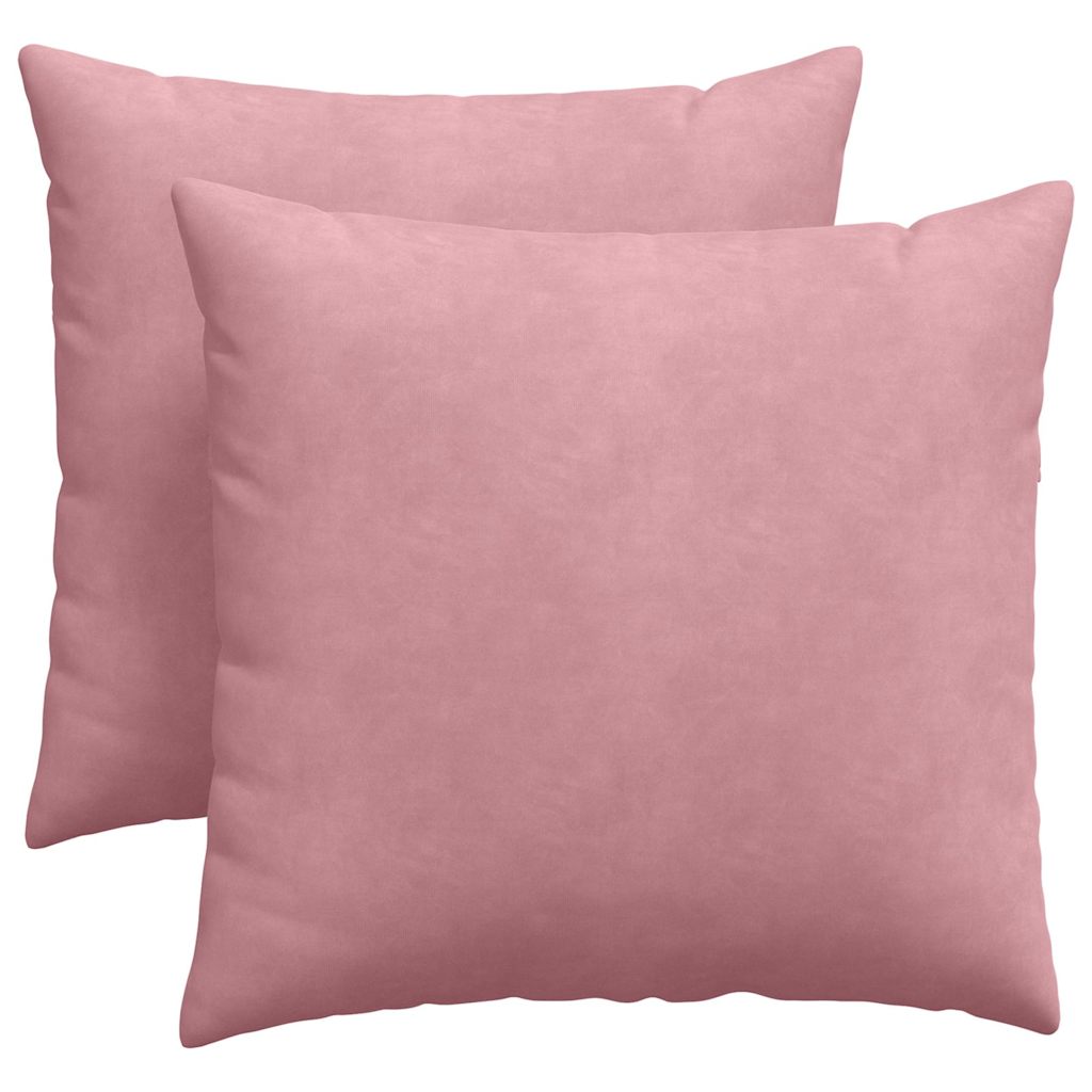 Sofakuddar 2 st Rosa 45 x 45 cm Kordread tyg