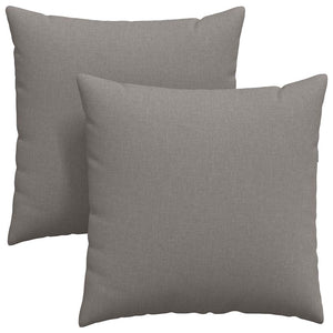 Sofakuddar 2 pcs Taupe 60 x 60 cm tyg