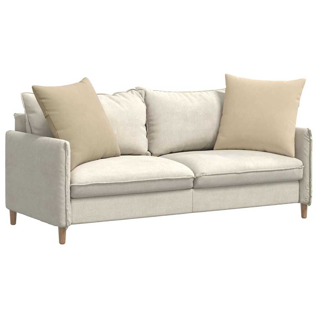 Sofakuddar 2 pcs Kräm 60 x 60 cm tyg