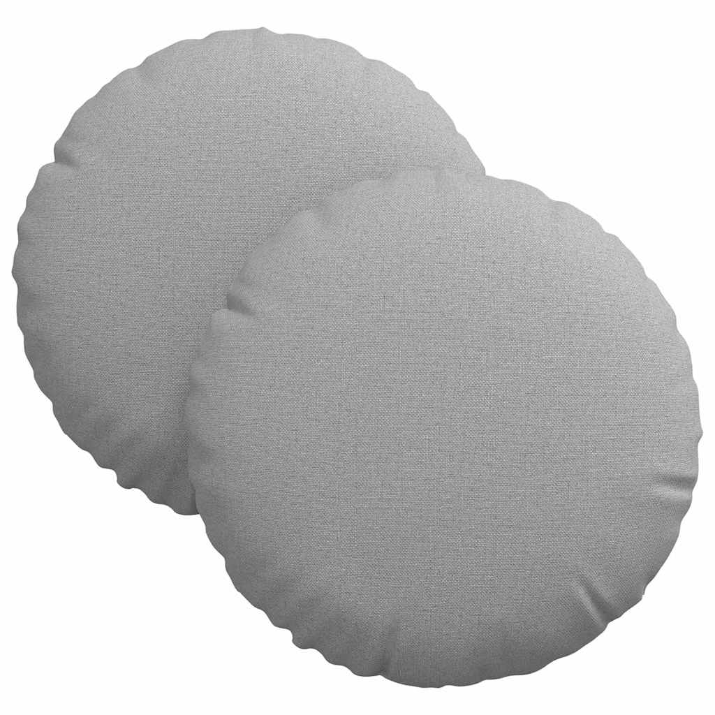 Sittkuddar 2 pcs Moln Grå Ø30 x 13 cm tyg
