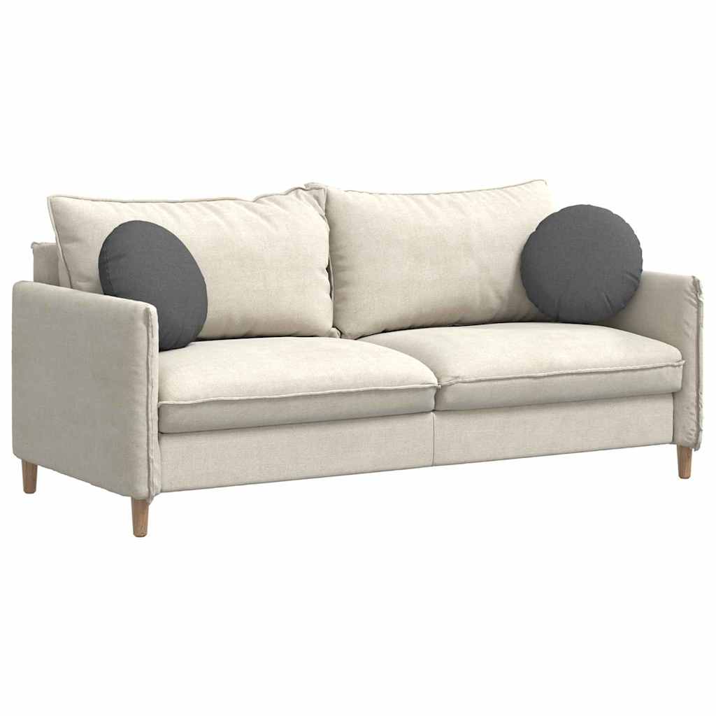 Sittkuddar 2 pcs Mörkgrå Ø40 x 13 cm tyg