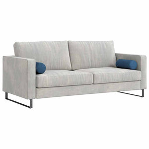 Bolsterkuddar 2 pcs Blå Ø 15 x 40 cm tyg