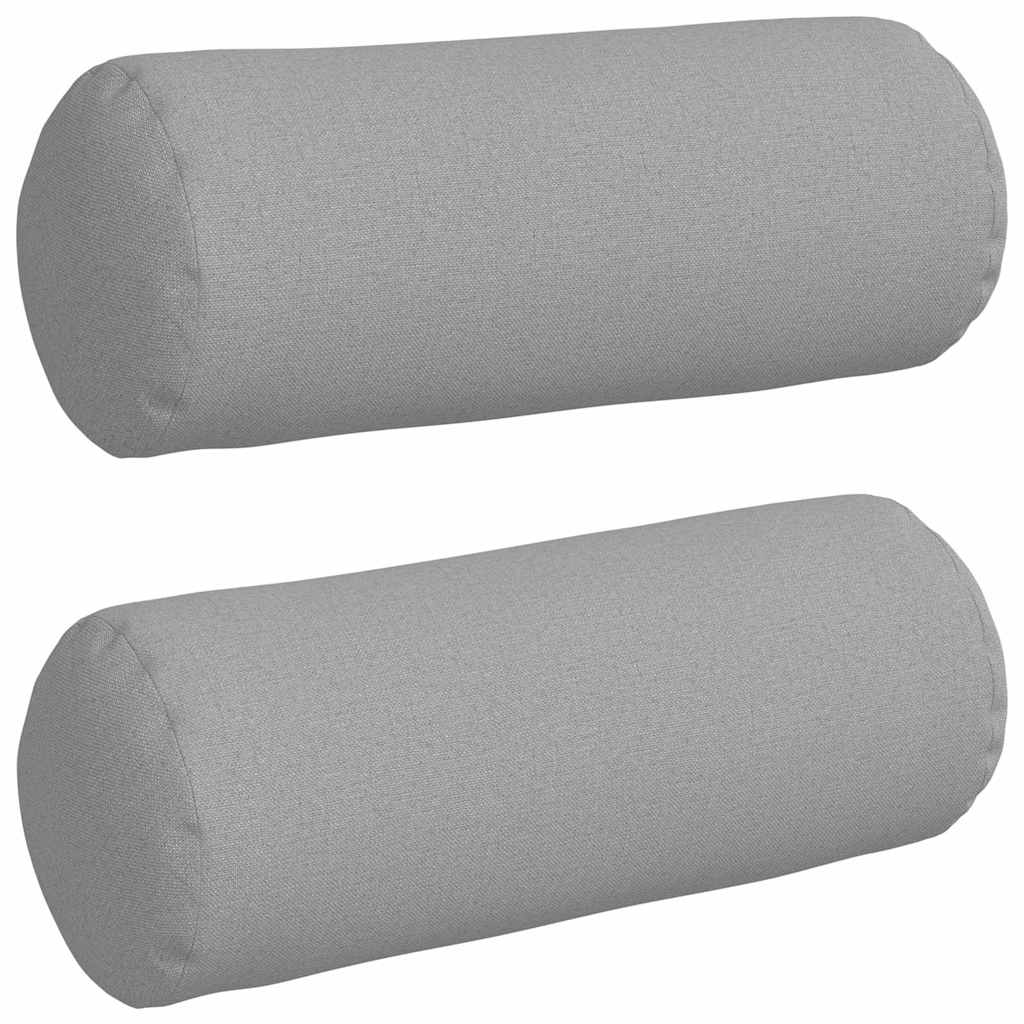 Bolsterkuddar 2 pcs Moln Grå Ø 15 x 40 cm tyg