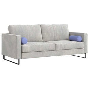 Bolsterkuddar 2 pcs Jeansblå Ø 15 x 40 cm tyg