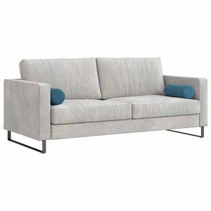 Bolsterkuddar 2 pcs Blå Ø 15 x 40 cm Kordread tyg