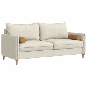 Bolsterkuddar 2 pcs Brun Ø 15 x 40 cm Kordread tyg