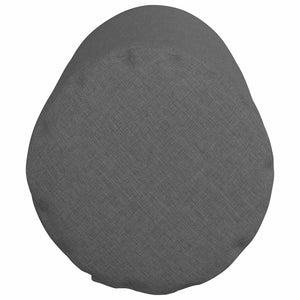 Bolsterkuddar 2 pcs Mörkgrå Ø 25 x 70 cm tyg