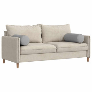 Bolsterkuddar 2 pcs Moln Grå Ø 25 x 70 cm tyg