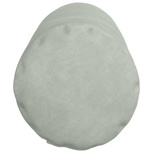 Bolsterkuddar 2 pcs Ljusgrå Ø 25 x 70 cm Kordread tyg