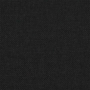 Sängram med Klädd Huvudgavel Svart 90 x 200 cm Massiv furu