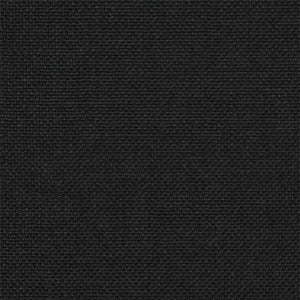 Sängram med Klädd Huvudgavel Svart 75 x 190 cm Massiv furu