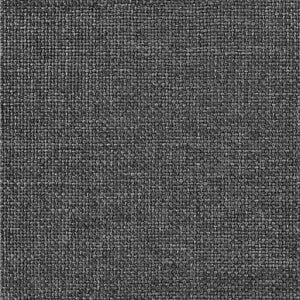 Sängram med Klädd Huvudgavel Mörkgrå 150 x 200 cm Massiv furu