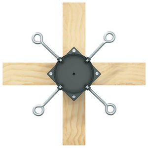 Julgranställ 1.73 Grön 50 x 50 x 16 cm Massiv furu