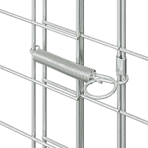 Hönshus 2 pcs Silver 600 x 100 x 210 cm Galvaniserat Stål