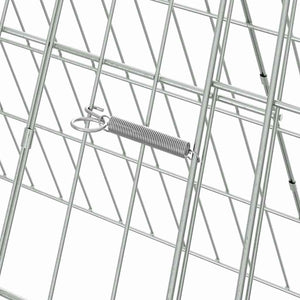 Hönshus Silver 110 x 55 x 55 cm Galvaniserat Stål