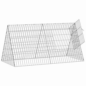 Hönshus Silver 110 x 55 x 55 cm Galvaniserat Stål