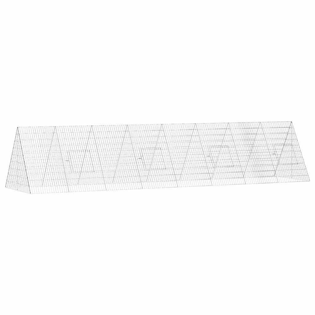 Hönshus Silver 430 x 100 x 85 cm Galvaniserat stål