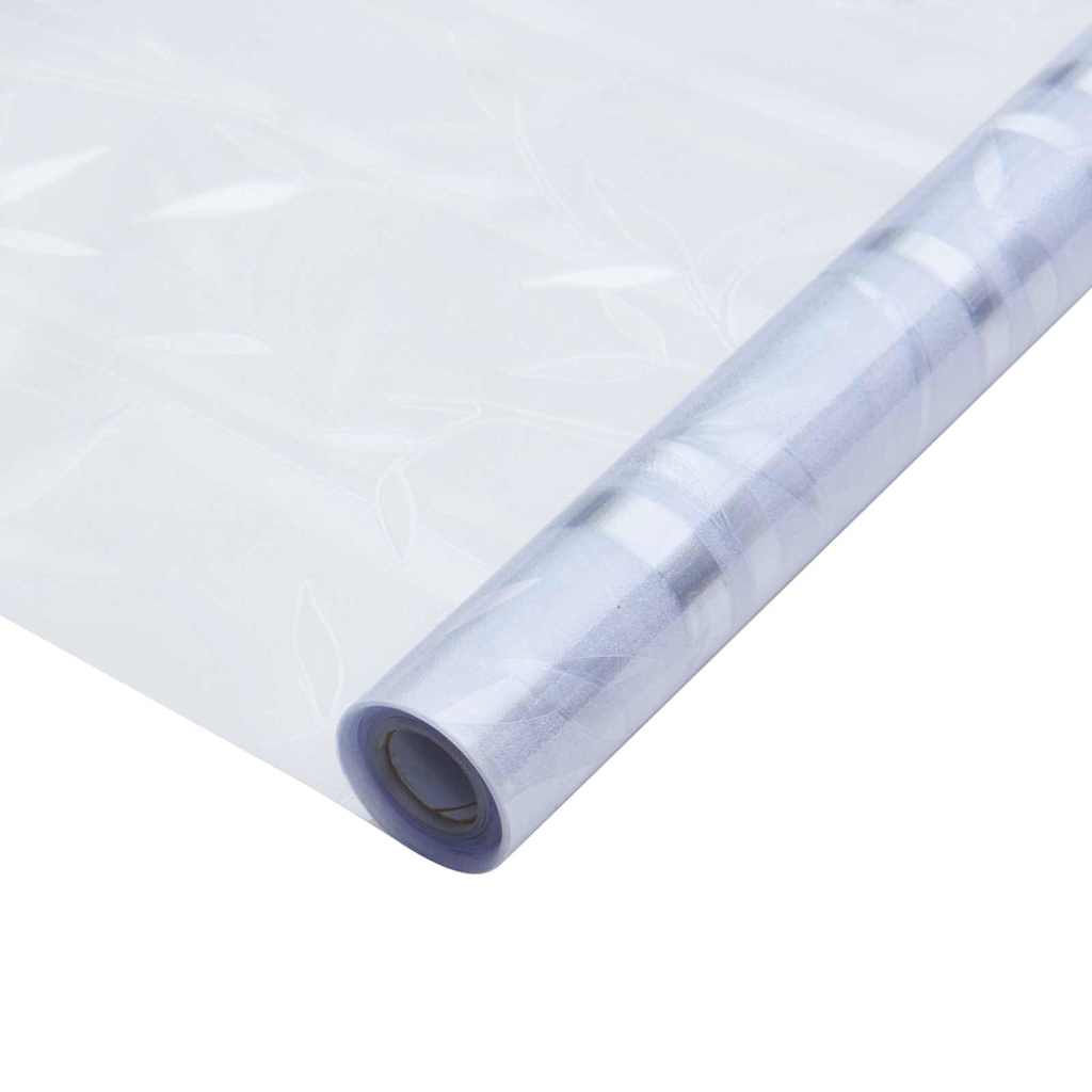 Statisk fönsterfilm Bamboo-mönster 60 x 500 cm PVC