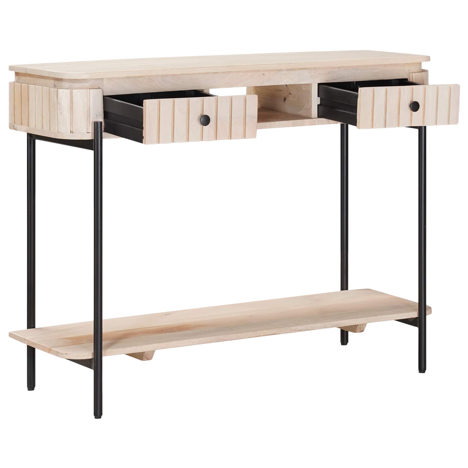 Hantverksmässig sluttabell Vit 100 x 30 x 76 cm