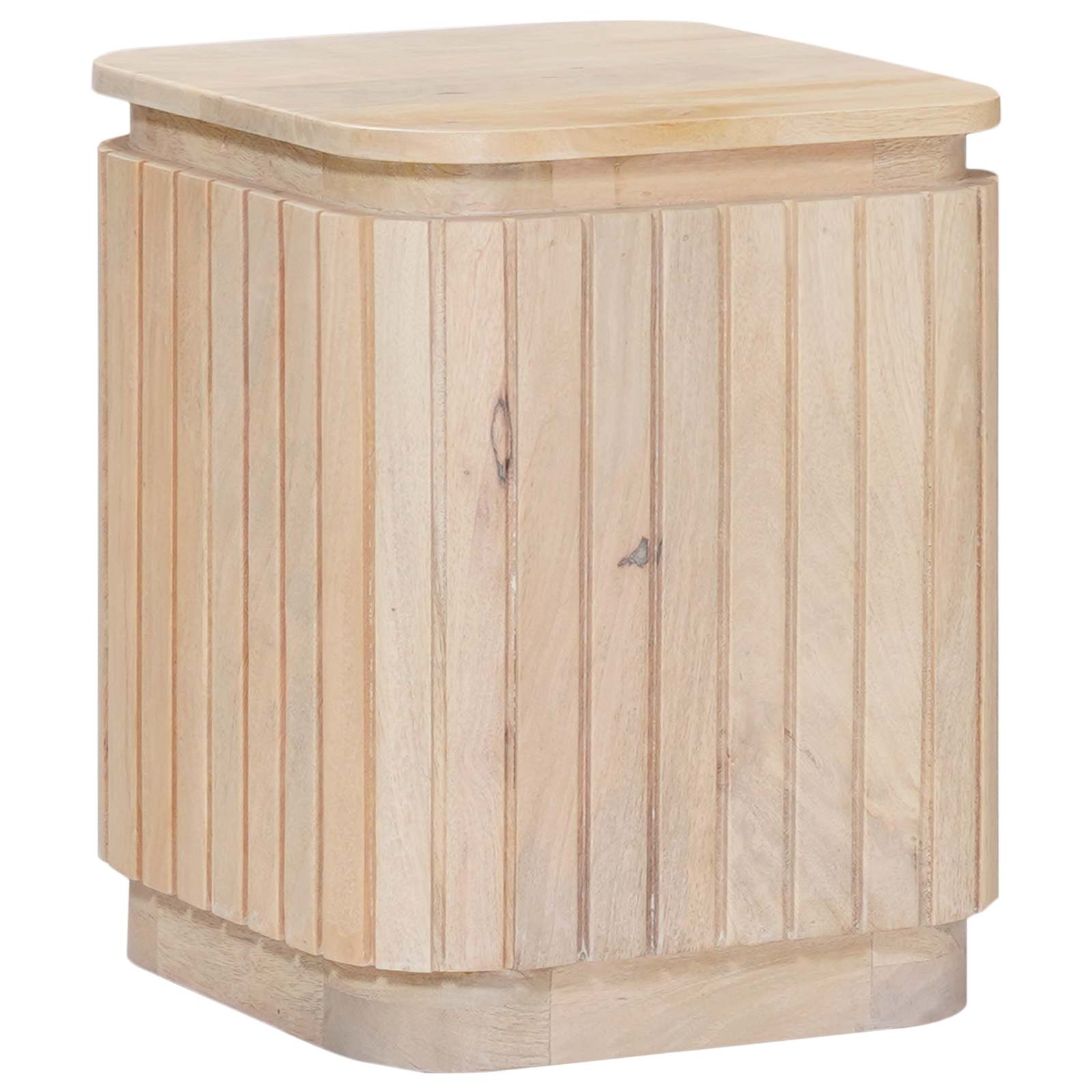 Handgjord Sidobord Sats 2 st Vit 45 x 45 x 45 cm