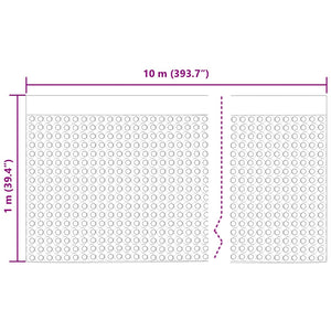 Dräneringsark Svart 1 x 10 m HDPE