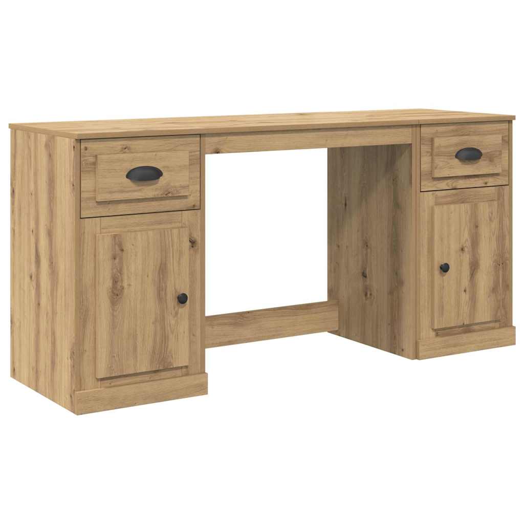 Skrivbord med skåp Artisan Ek Konstruerat trä