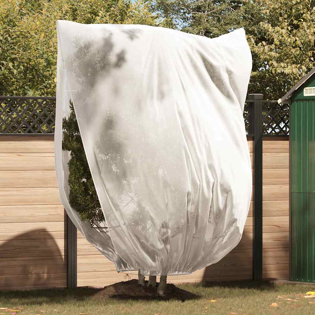 Frostskydd för växtfleeceöverdrag Vit 2,4 x 2 m Syntetiskt tyg