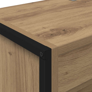 Bokskåp 2 pcs Artisan Ek 80 x 30 x 155 cm Konstruerat trä