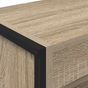 Bokskåp 2 pcs Sonoma 80 x 30 x 155 cm Konstruerat trä