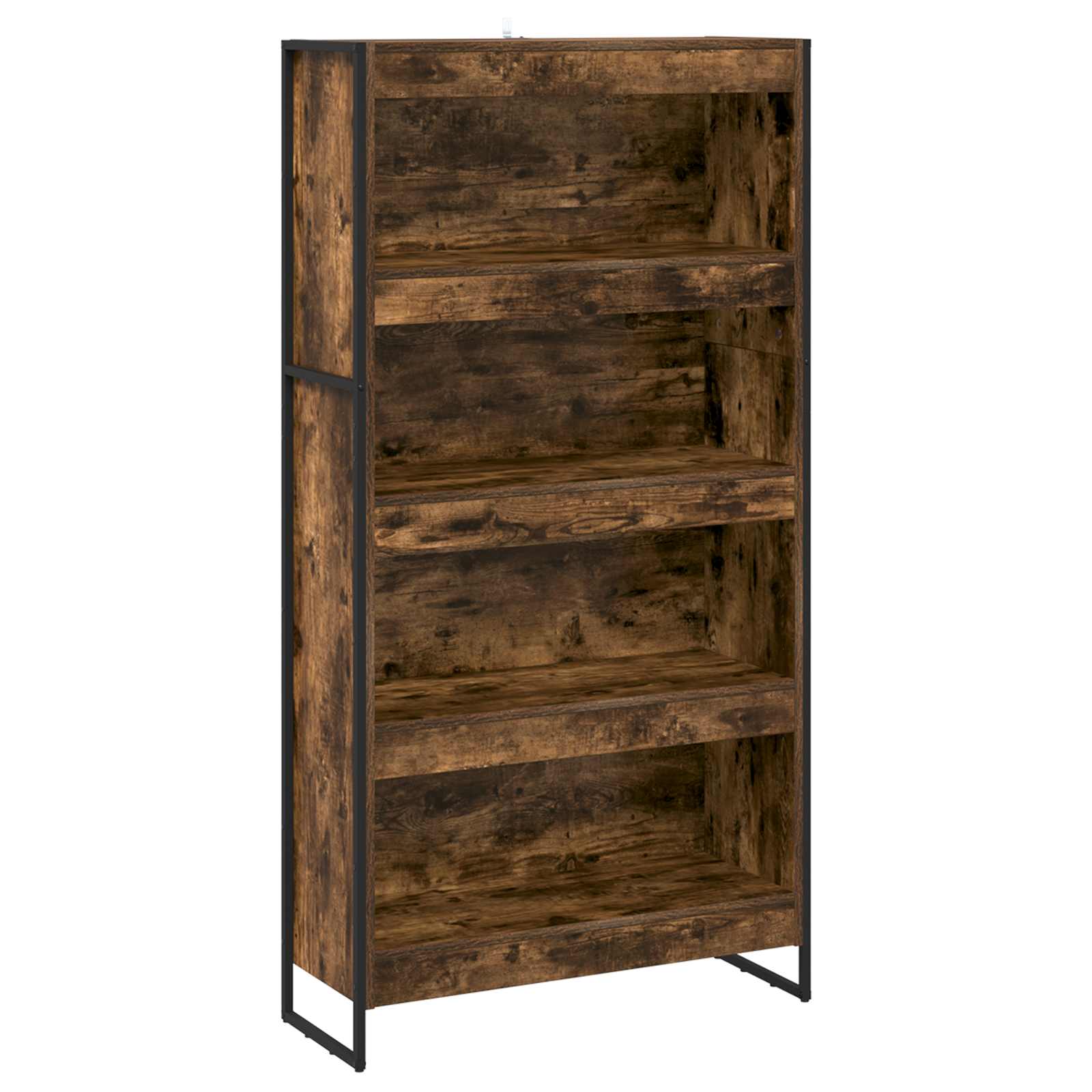 Bokskåp 80 x 30 x 155 cm Konstruerat trä Rökek