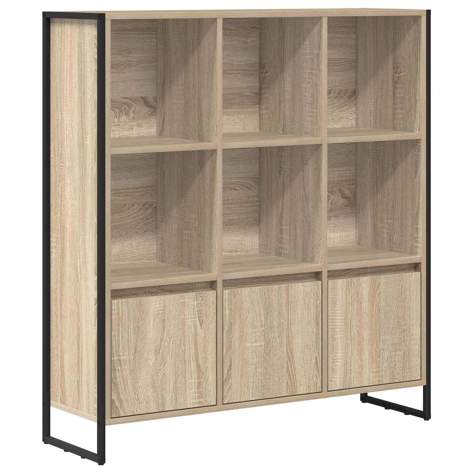 Bokskåp 99,5 x 30 x 108 cm Konstruerat trä Sonoma