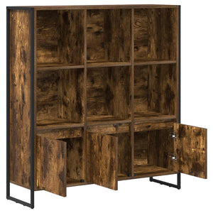 Bokskåp 2 pcs Rökek 99,5 x 30 x 108,5 cm Konstruerat trä