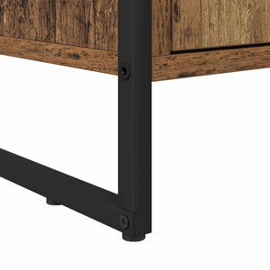 Bokskåp 2 pcs Gammalt trä 99,5 x 30 x 108,5 cm Konstruerat trä