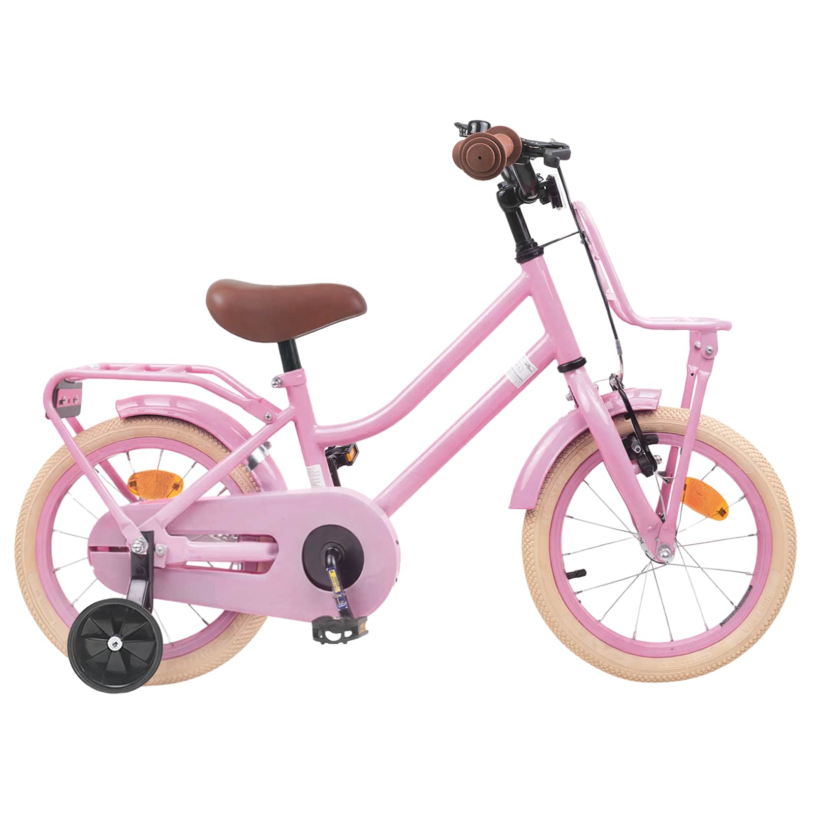 Barncykel 16 Tum för 4-6 år gamla Ljusrosa