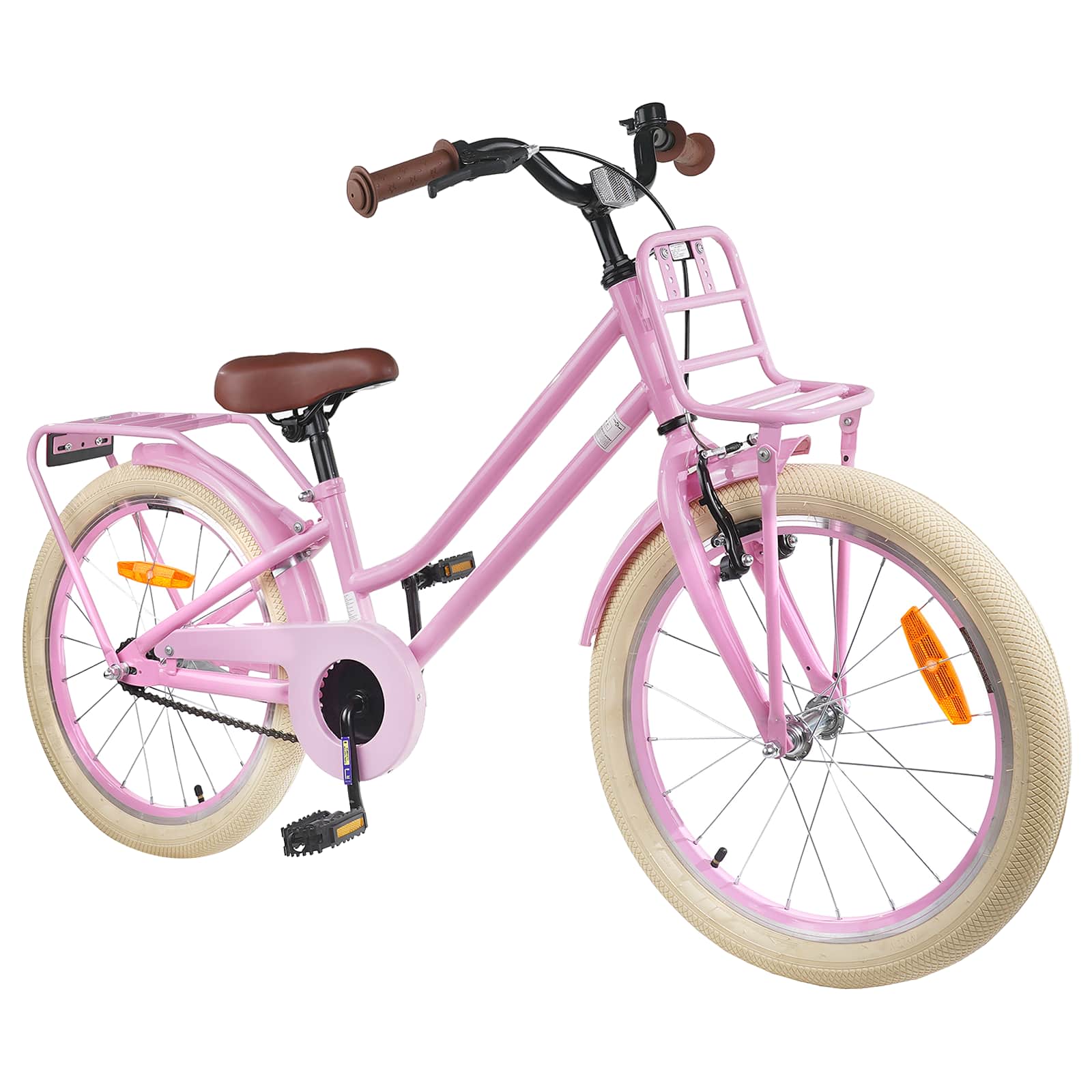 Barncykel 18 Tum för 5-7 år gamla Ljusrosa