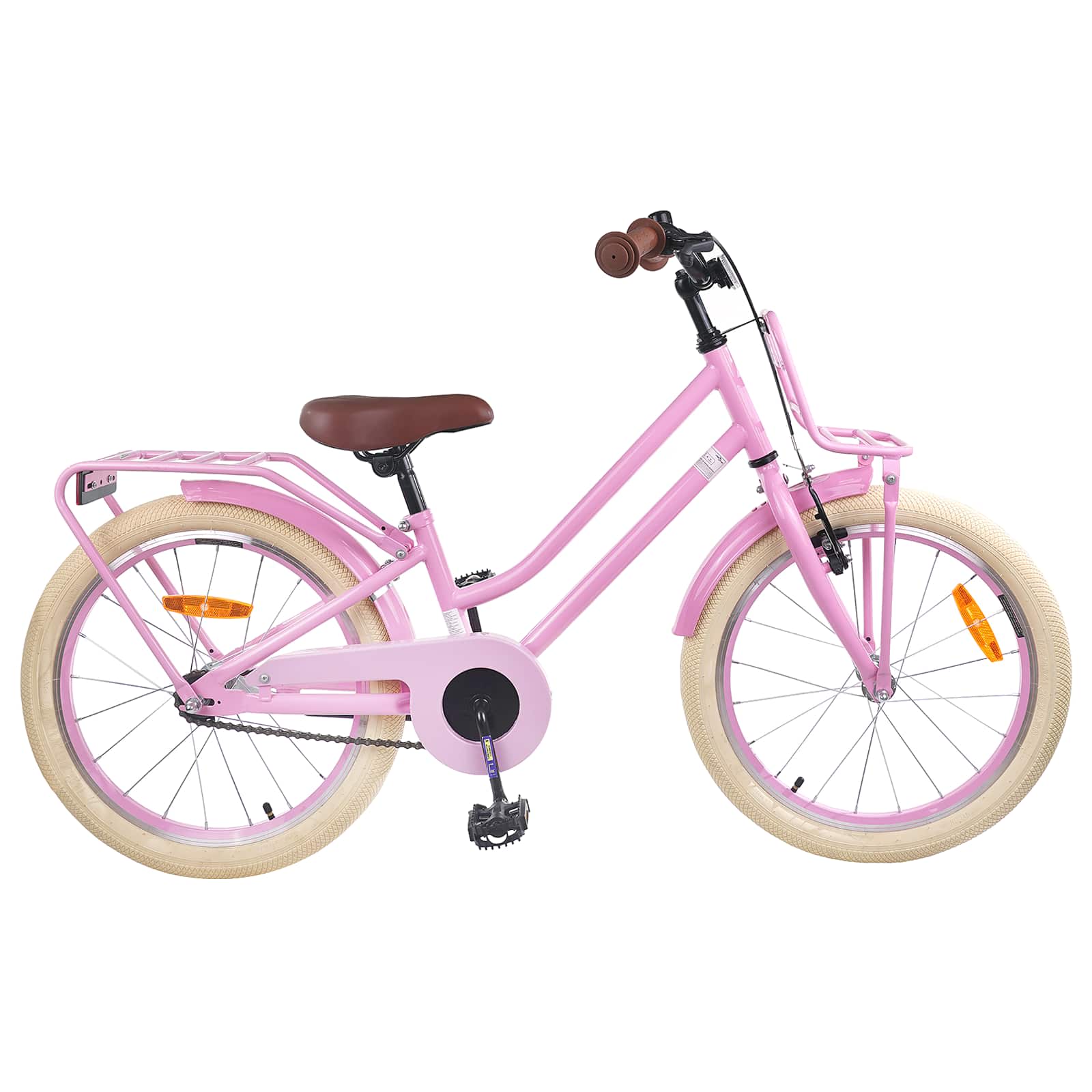 Barncykel 18 Tum för 5-7 år gamla Ljusrosa