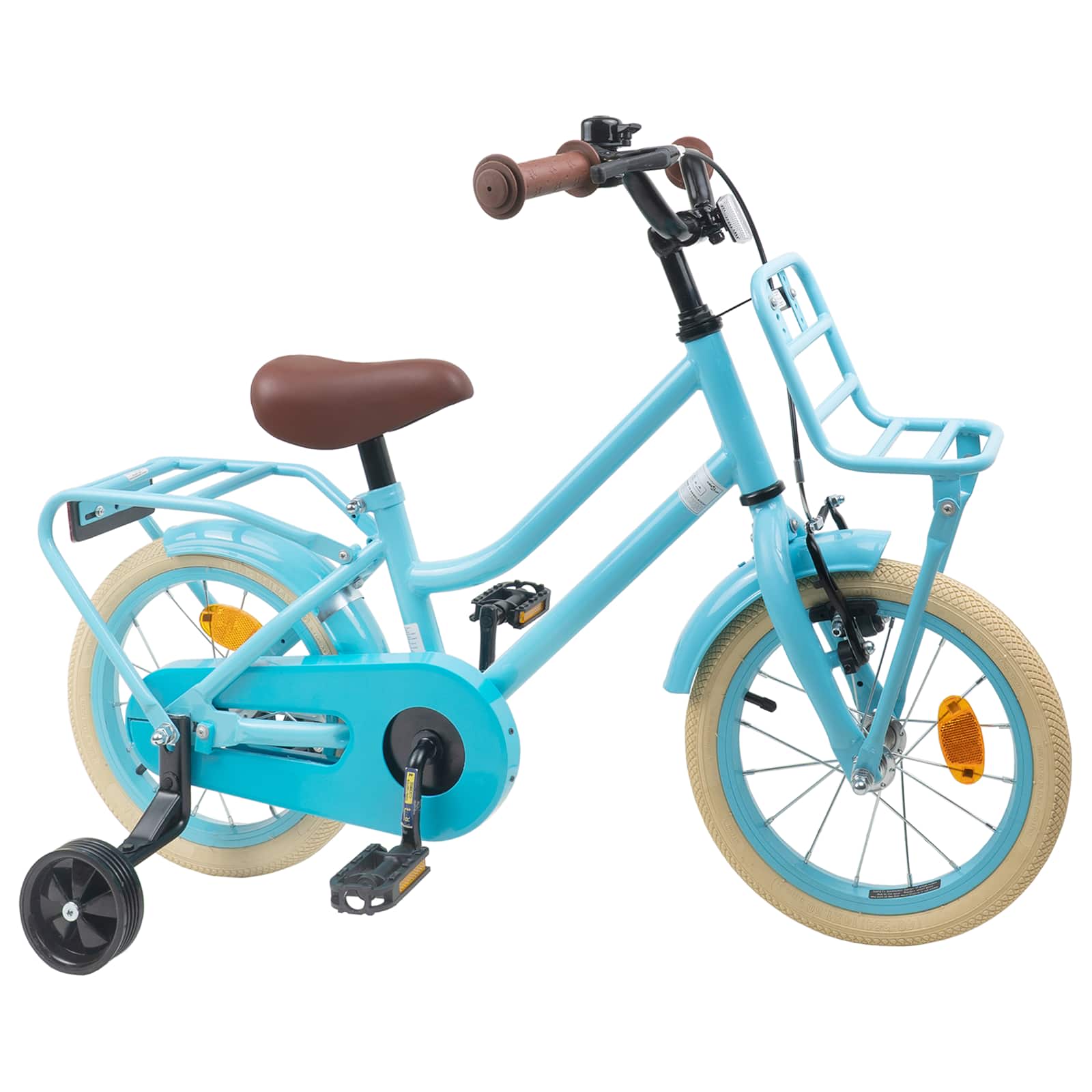 Barncykel 12 Tum för 2-4 åringar Ljusblå