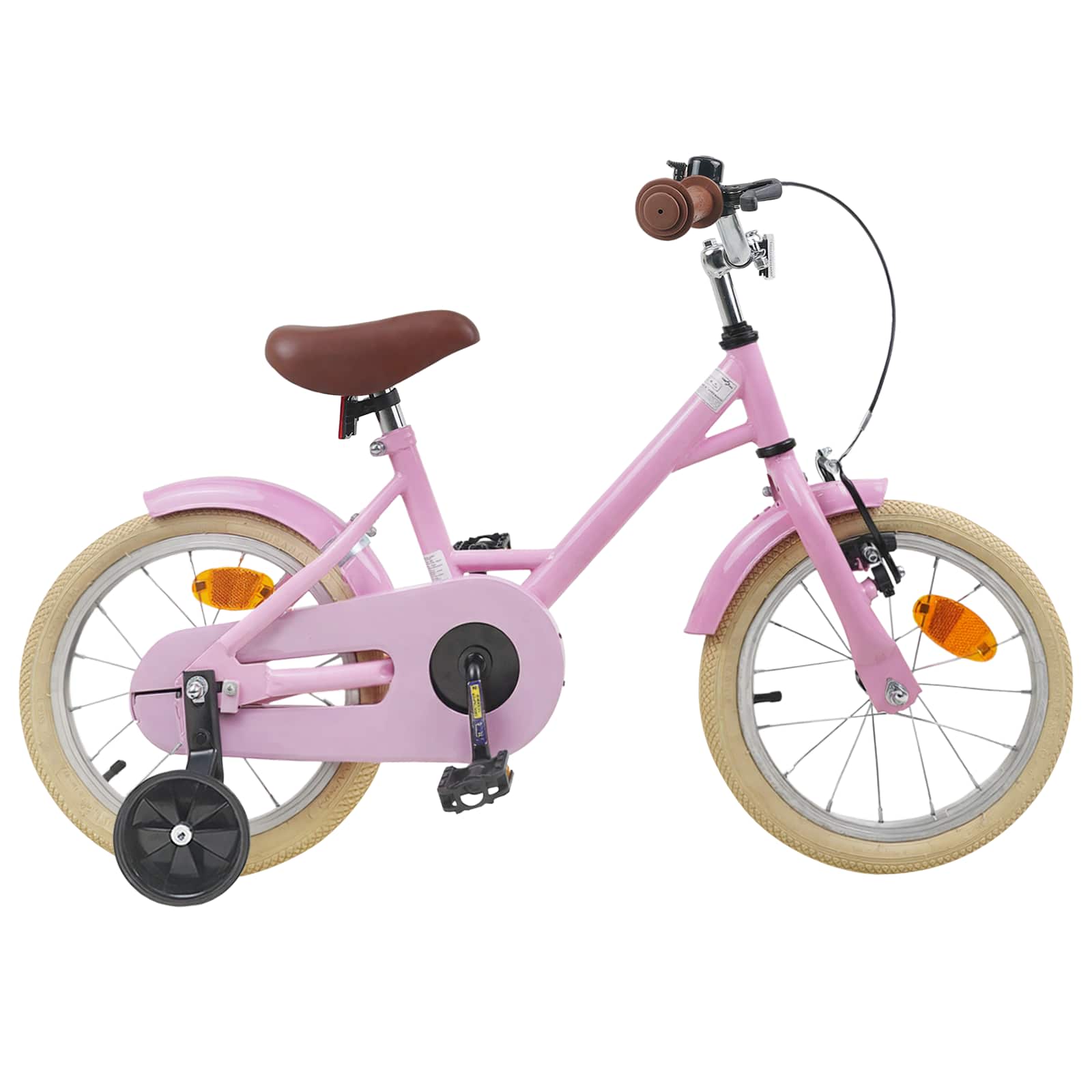 Barncykel 16 Tum för 4-6 år gamla Ljusrosa