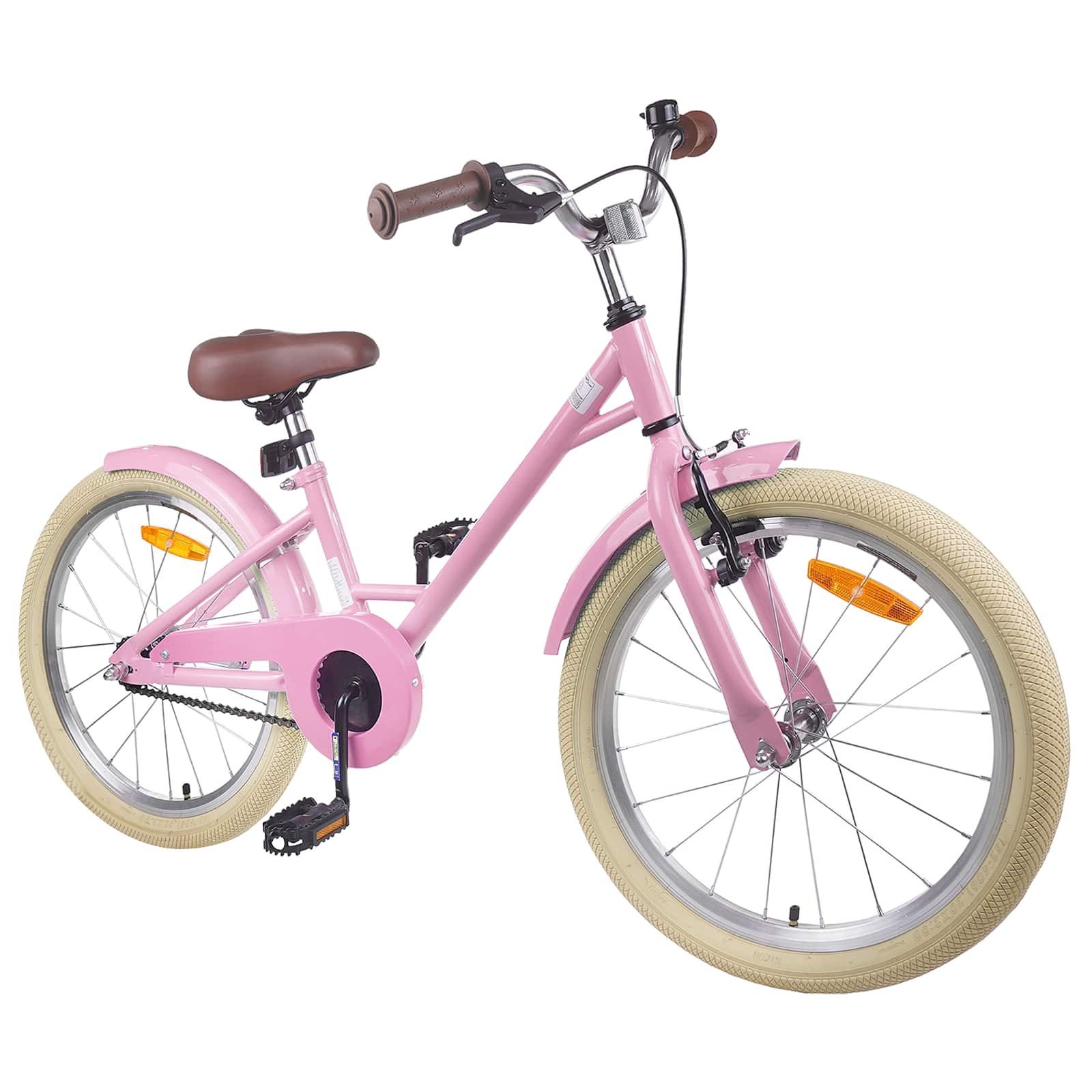 Barncykel 18 Tum för 5-7 år gamla Ljusrosa