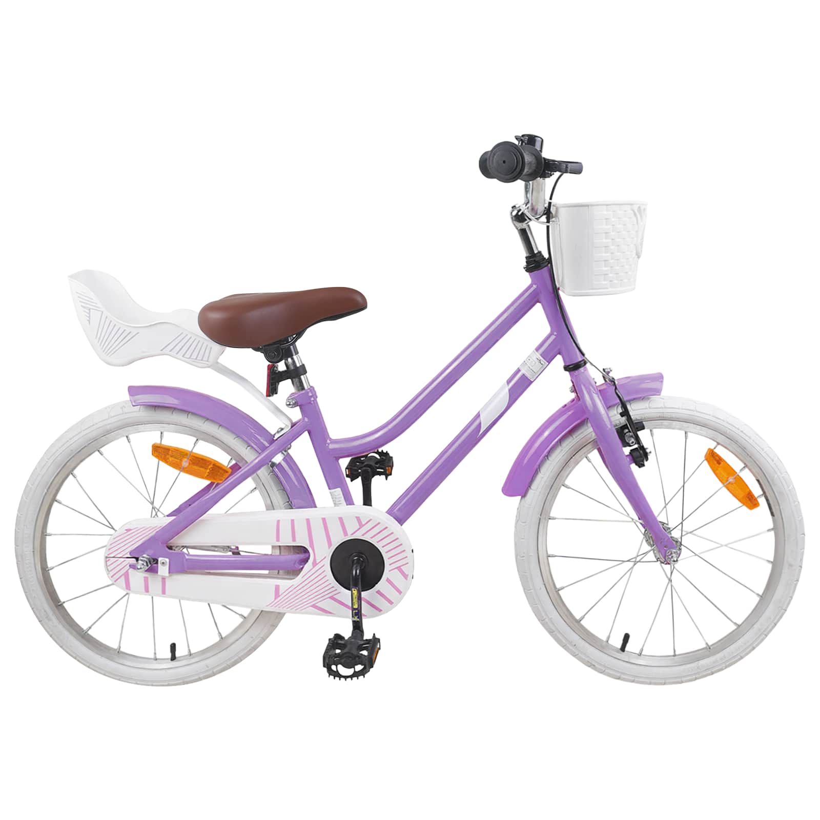 Barncykel 18 Tum för 5-7 år gamla Lila