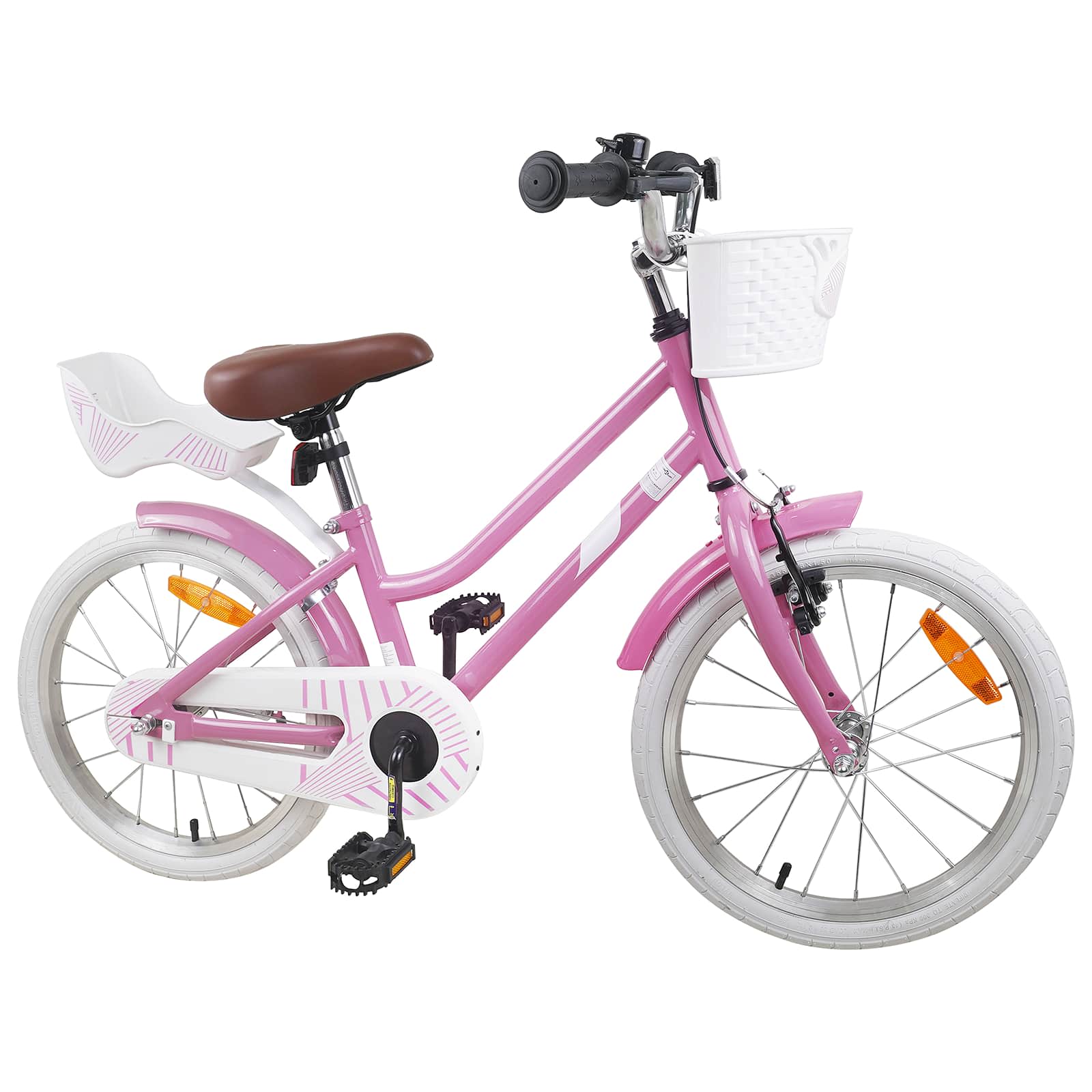 Barncykel 18 Tum för 5-7 år gamla Ljusrosa