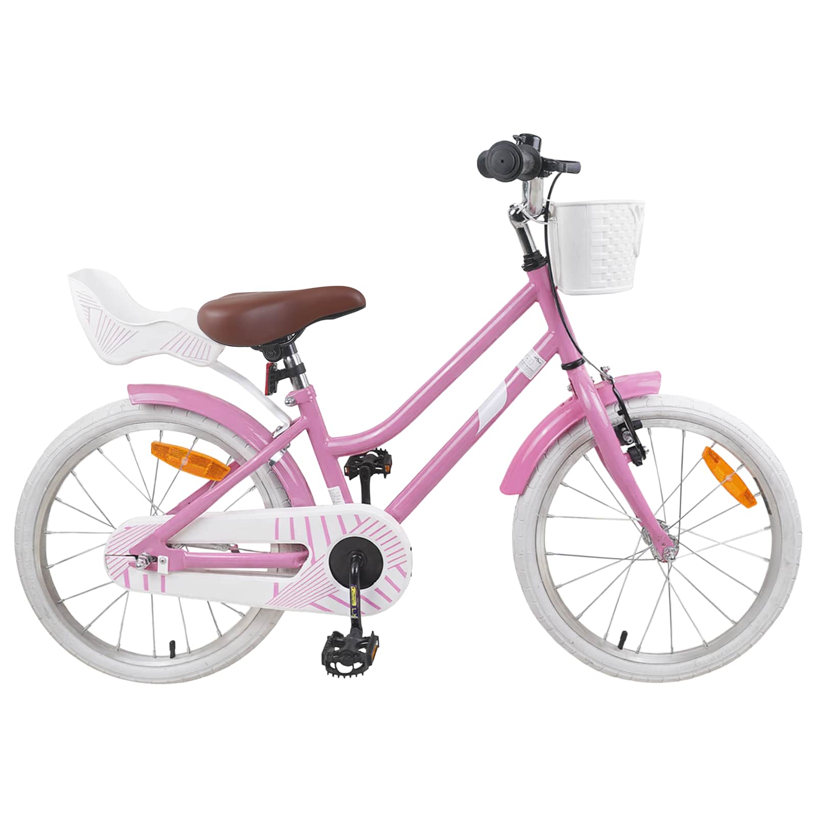 Barncykel 18 Tum för 5-7 år gamla Ljusrosa