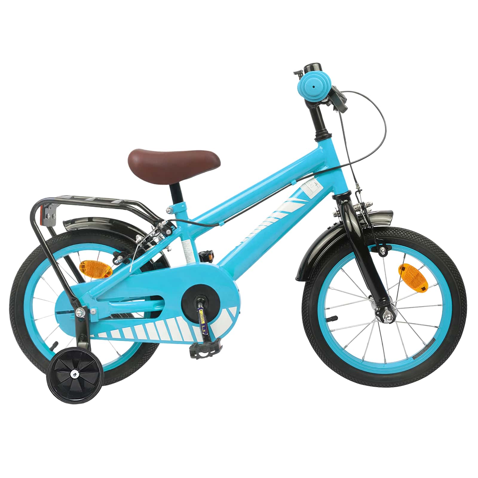 Barncykel 14 Tum från 3-5 år gammal Ljusblå