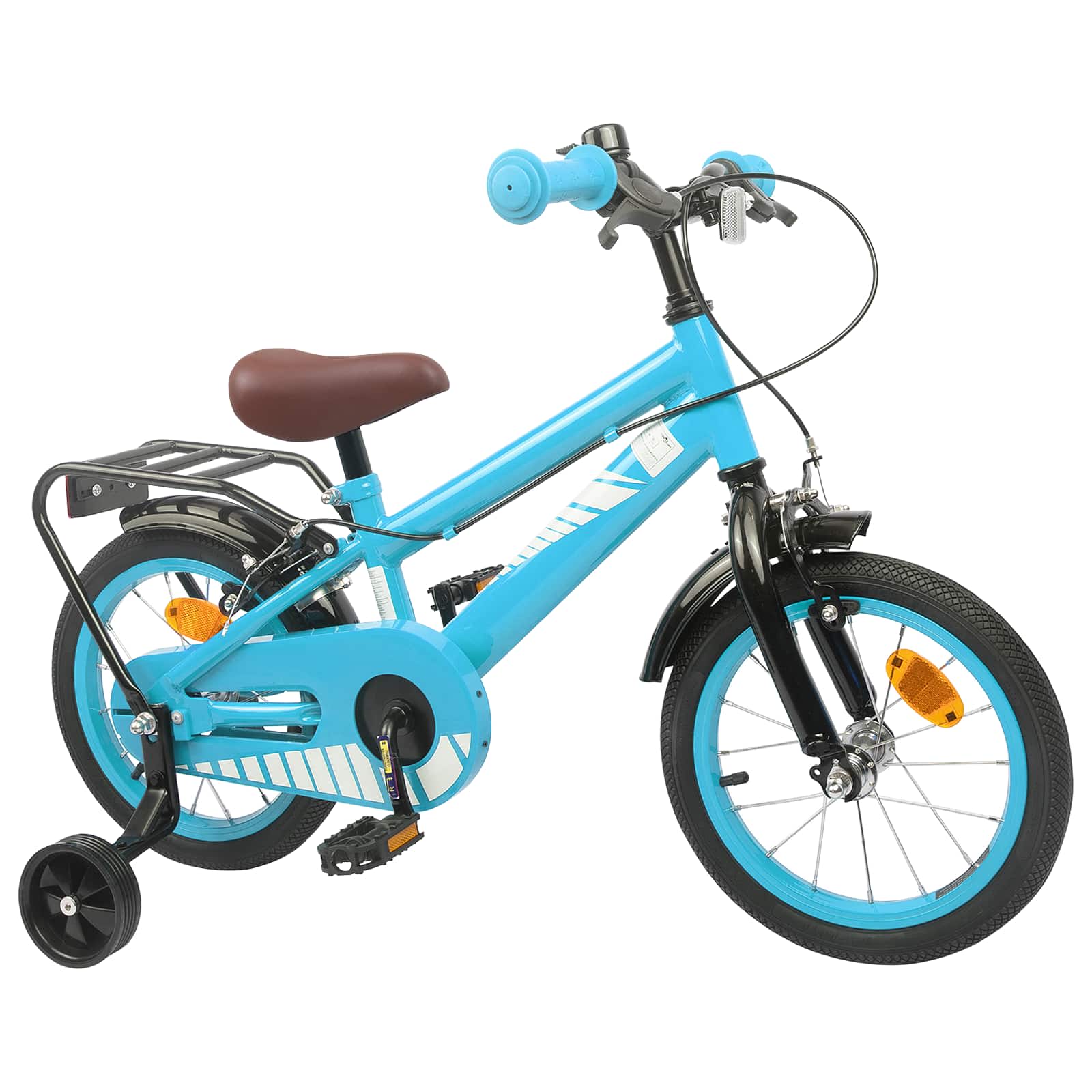 Barncykel 16 Tum för 4-6 år gamla Ljusblå