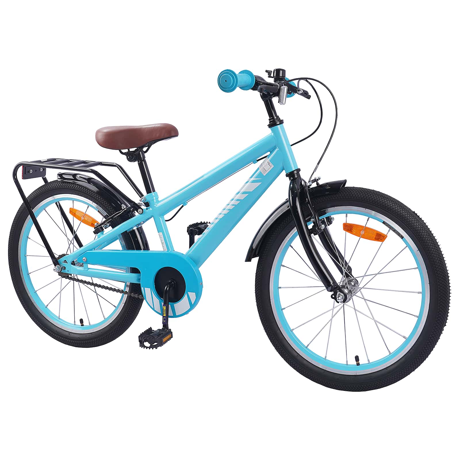 Barncykel 18 Tum för 5-7 år gamla Ljusblå