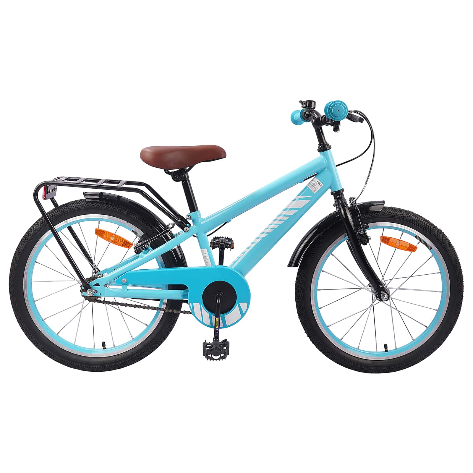 Barncykel 18 Tum för 5-7 år gamla Ljusblå