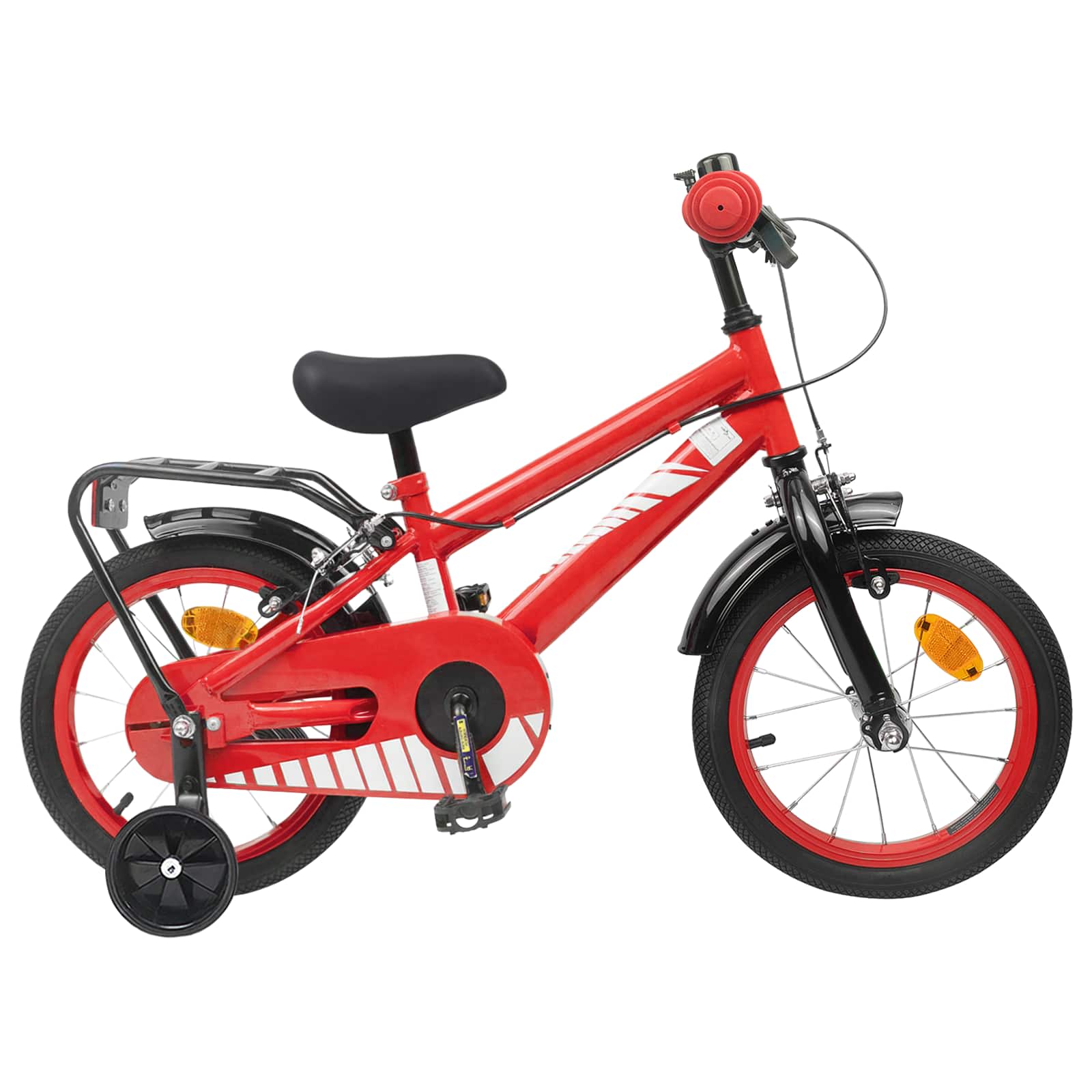 Barncykel 14 Tum från 3-5 år gammal Röd
